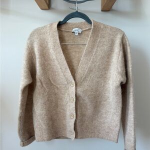 & other Stories Women's Tan Cardigan Sweater
